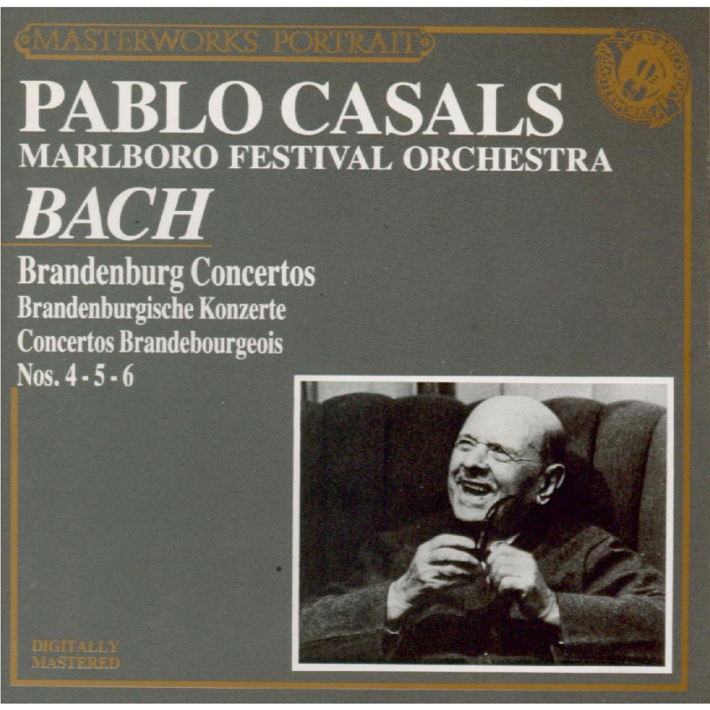 BACH - Casals - Concerto brandebourgeois n°4 pour orchestre en sol majeu